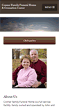 Mobile Screenshot of conner-hankinsfuneralhome.com